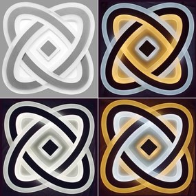 Brilagi - LED Dimmelhető mennyezeti lámpa MODERN LED/90W/230V 2700-6500K + távirányító