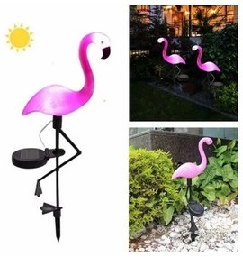 Kerti napelemes lámpa Flamingó 1 db