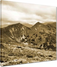 Vászonkép 40x40 Tátra Lengyel hegyek Kilátás