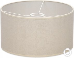 Tartós fényes lámpabúra Bézs 35/20 cm Lámpaernyő Henger állólámpákhoz
