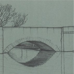 Flizelin tapéta falra Prémium ívhíd 250x250 ragasztó