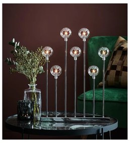 Juniur ezüstszínű világító gyertyatartó, magasság 50 cm - Markslöjd