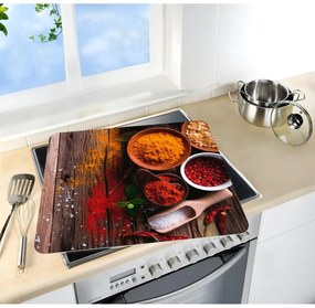 Edzett üveg falvédő tűzhelyhez 50x56 cm Spice – Wenko