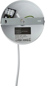 Modern, bézs függőlámpa természetes színnel, 50 cm, 3 égős - Drum Duo