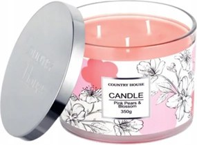 Country House Pink Pears&amp;Blossom 350g szója illatgyertya