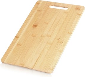 Nagy Bambusz Konyhai Vágódeszka Tálalás Fa 40x25,5 cm