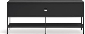 Fekete TV-állvány 175x74x45 cm Platt – Teulat