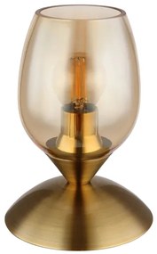 Globo 24007M - Asztal érintős lámpa KUWAITA 1xE14/25W/230V réz