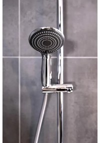 WENKO 23992100 - Zuhanyfej WATERSAVING SYSTEM 9,5x9,5 cm fényes króm/szürke