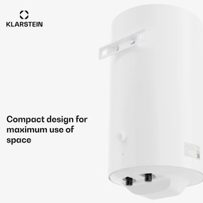 ENDURAHEAT SMART 80, meleg víz tároló, 80 liter, 75°C. 1500 W, 3 méretben fehér