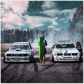 Poszterek 30x30 Bmw Versenyzés 2 fő részére