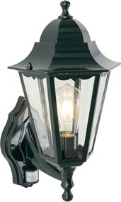 Kültéri fali lámpa sötétzöld, mozgásérzékelővel IP44 - New Orleans up