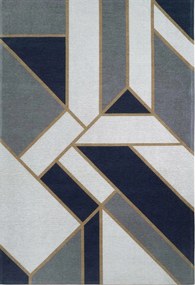 Gatsby szőnyeg Dark blue 200x300 Art deco