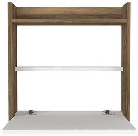 Íróasztal Laptop - White, Walnut