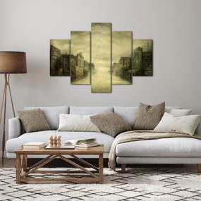 Egy nyugati város képe (150x105 cm)