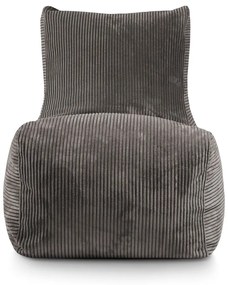 Kék kordbársony babzsákfotel Lounge – SLOWDOWN