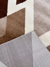 Nora 6927 barna modern szőnyeg 160x230 cm