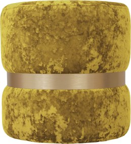 Ring puff - arany gyűrű - E51 - sárga bársony R