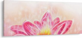 Egy lótuszvirág képe (120x50 cm)