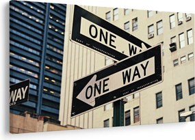 Kép - New York ONE WAY (90x60 cm)