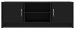 fekete szerelt fa TV-szekrény 102x30x37,5 cm