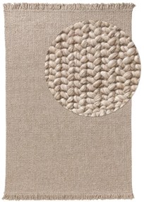 Wool Rug Velma Beige 80x150 cm