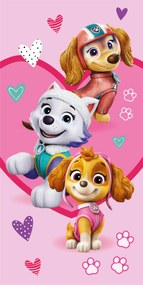 Mancs Őrjárat Puppy Love fürdőlepedő, strand törölköző 70x140cm (Fast Dry)