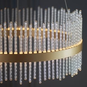 Endon 107671 - LED dimmelhető csillár zsinóron ADRIEL LED/41W/230V 3000K arany/átlátszó