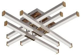 LED Dimmelhető felületre szerelhető csillár LED/90W/230V 3000-6500K + távirányítás