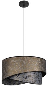 Belis Csillár zsinóron REZO 1xE27/60W/230V szürke/arany BE0538