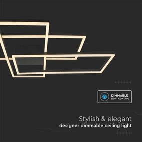 LED Mennyezeti lámpa LED/47W/230V 3000K fekete