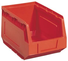 Manutan Expert műanyag doboz 12,5 x 14,5 x 24 cm, piros