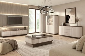 Vesper vitrin - kasmír / dió / arany fogantyúk