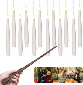 RepĂŒlĆ Led GyertyĂĄk Halloweenre VillogĂł GyertyĂĄk Ăsznak MĂĄgikus PĂĄlcĂĄval