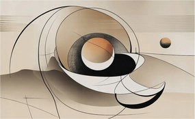 Fotótapéta Flizelin Fal a hálószobába Harmonikus absztrakt 416x254