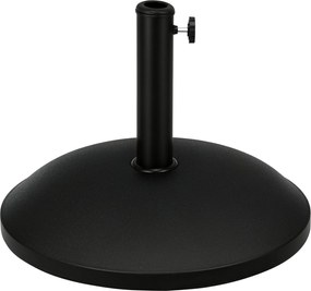 Outsunny rozsdamentes acél napernyő tartó, félkör alakú napernyő tartó, napernyő súly Ø3.8-Ø4.8 cm átmérőjű napernyőkhöz, erkélyre, teraszra, kertbe |