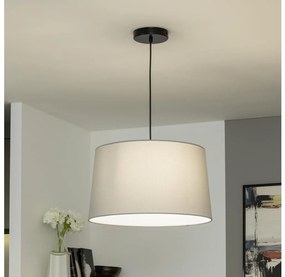 Brilagi - CERIA kábelre függesztett LED csillár, 1xE27/40W/230V, átmérő 45 cm, szürke