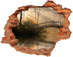3d-s lyuk vizuális effektusok matrica Régi híd ősszel nd-c-44630410