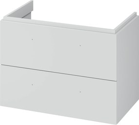 Cersanit Larga szekrény 79.4x44.4x57.2 cm Függesztett, mosdó alatti szürke S932-075