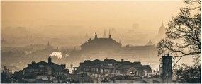Kép - Város köd alatt (120x50 cm)