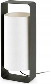 Faro Lula M design asztali lámpa fekete/fehér, E27, 40 cm