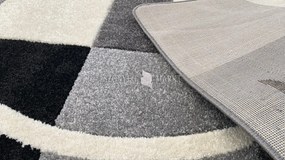 Comfort 4771 szürke modern szőnyeg 60 cm-es szett