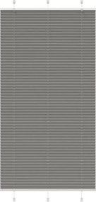vidaXL pliszírozott redőny antracit 110x200 cm szövetszélesség 109,4cm