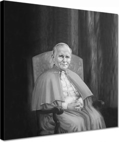 Festmények 30x30 II. János Pál pápa 2