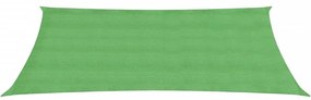 világoszöld HDPE napvitorla 160 g/m² 2 x 5 m