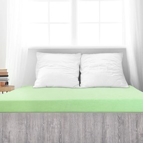 4Home Ideal frottír lepedő zöld, 90 x 200 cm, 90 x 200 cm