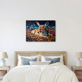Kép - Festett szarvas (70x50 cm)