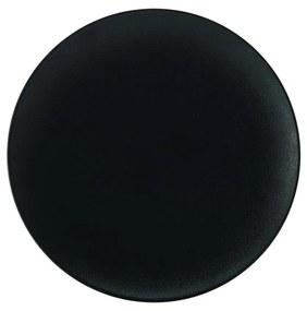 Kerek tálalótálca, Maxwell & Williams, Caviar, 40 cm Ø, porcelán, fekete