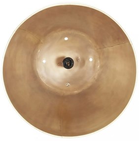 kerek sárgaréz ipari függőlámpa 25 W 42 cm E27