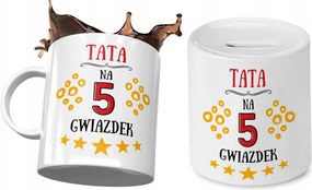 Apának Bögre Ajándék persely szett fényképes nyomtatással